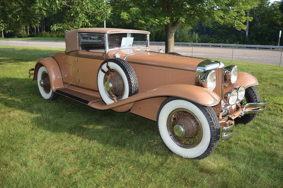 Mark and Diane Besser of Bolivar, Mo., brought their remarkably well-preserved 1930 Cord Cabriolet to the 2025 Iola Car Show.