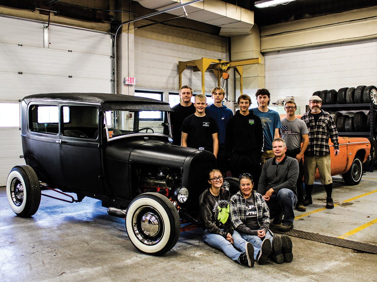 The Flathead High School crew